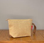 El Çantası - Natural Jüt Dokulu - Fermuarlı - Görsel 3