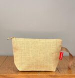 El Çantası - Natural Jüt Dokulu - Fermuarlı - Görsel 2