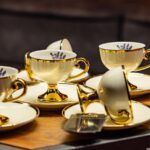 Acar - Miranda Gold - 6'lı Kahve Fincan Takımı - Görsel 4