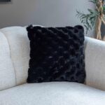 Kırlent - Peluş - Hasır Desenli - Görsel 7