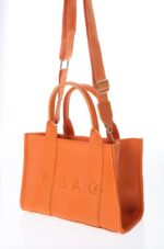 Deri Çanta - Taba Turuncu - Görsel 7