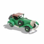 Dekoratif Metal Araba - Yeşil