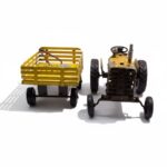 Dekoratif Metal Traktör Römork - Görsel 3