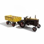 Dekoratif Metal Traktör Römork - Görsel 4