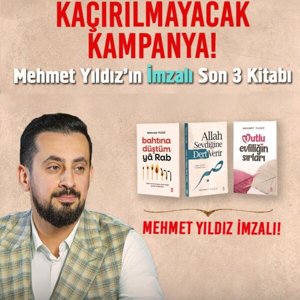 Mehmet Yıldız - Son 3 Kitap Seti - İmzalı
