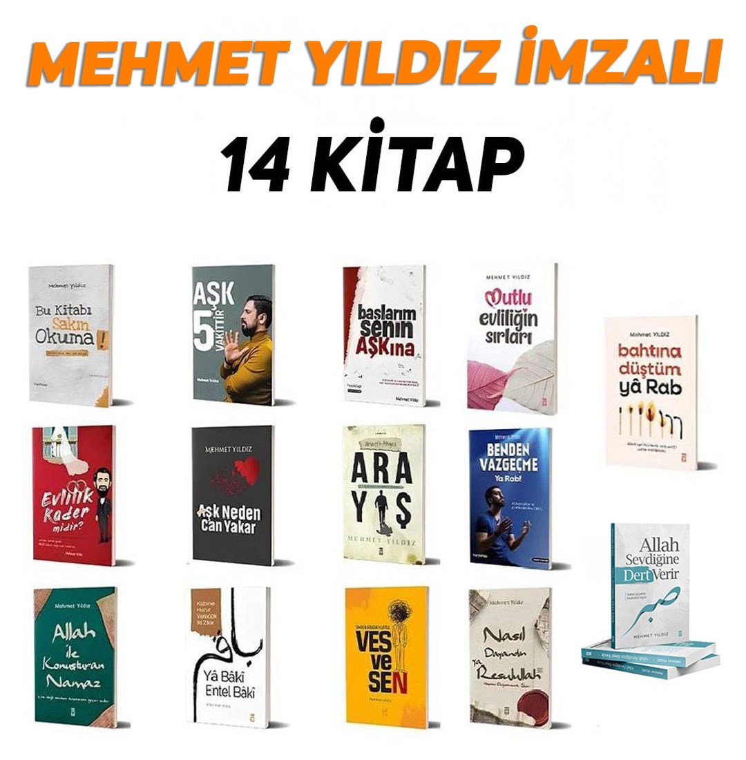 Mehmet Yıldız - Tüm Kitaplar - İmzalı