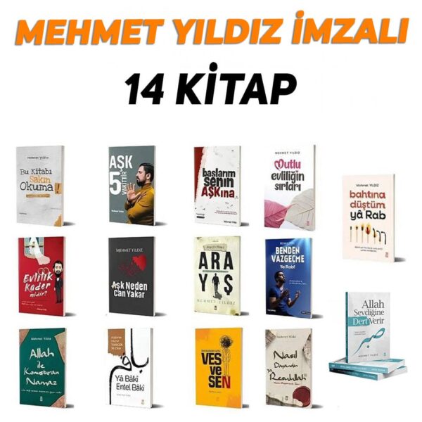 Mehmet Yıldız - 14 Kitap - İmzalı