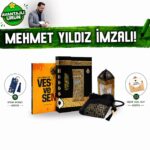 Vesvesen İmzalı Kitap Kuran Tesbih Manevi Hediye Seti