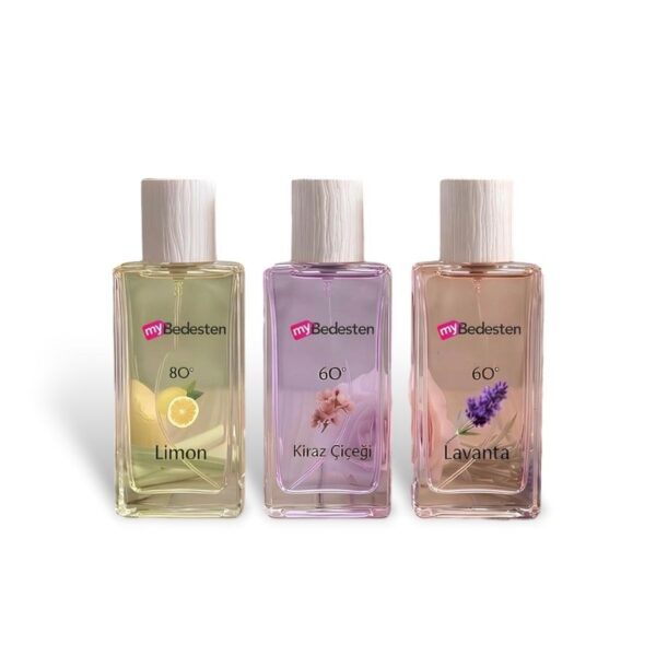 MyBedesten Özel Kolonya - 50 ML (Kiraz Çiçeği - Lavanta - Limon)