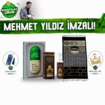 Başım Secdeye Gitmiyor Allahım İmzalı Set Kabe Minare Seccade Makamı İbrahim Koku