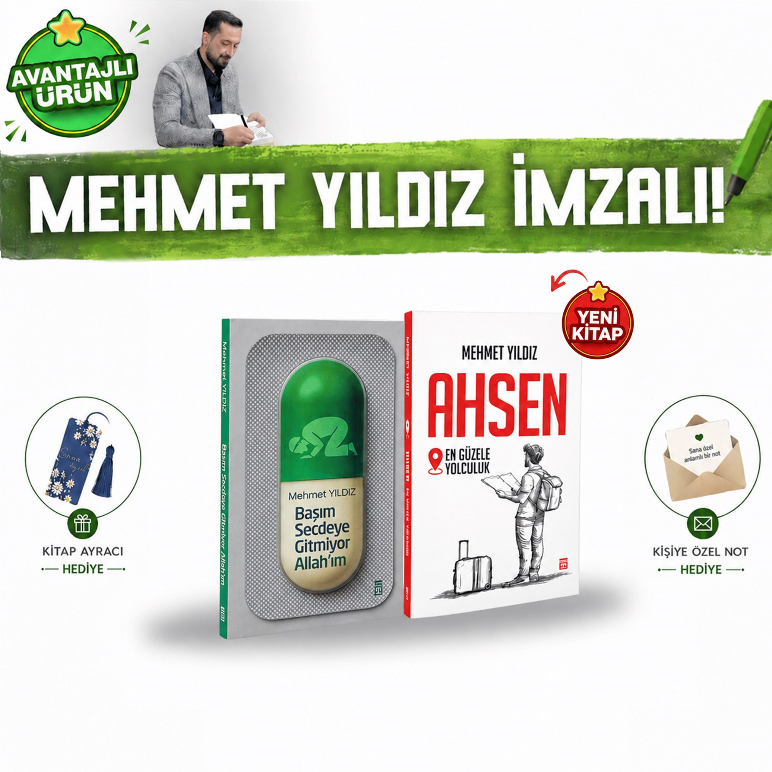 " Ahsen & Başım Secdeye Gitmiyor ALLAH’ım | 2’li Manevi Farkındalık Kitap Seti"