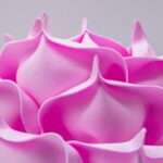 Pembe Eva Gül Tasarım Kablosuz Şarjlı Masa Lambası- Alt Gümüş - Görsel 3