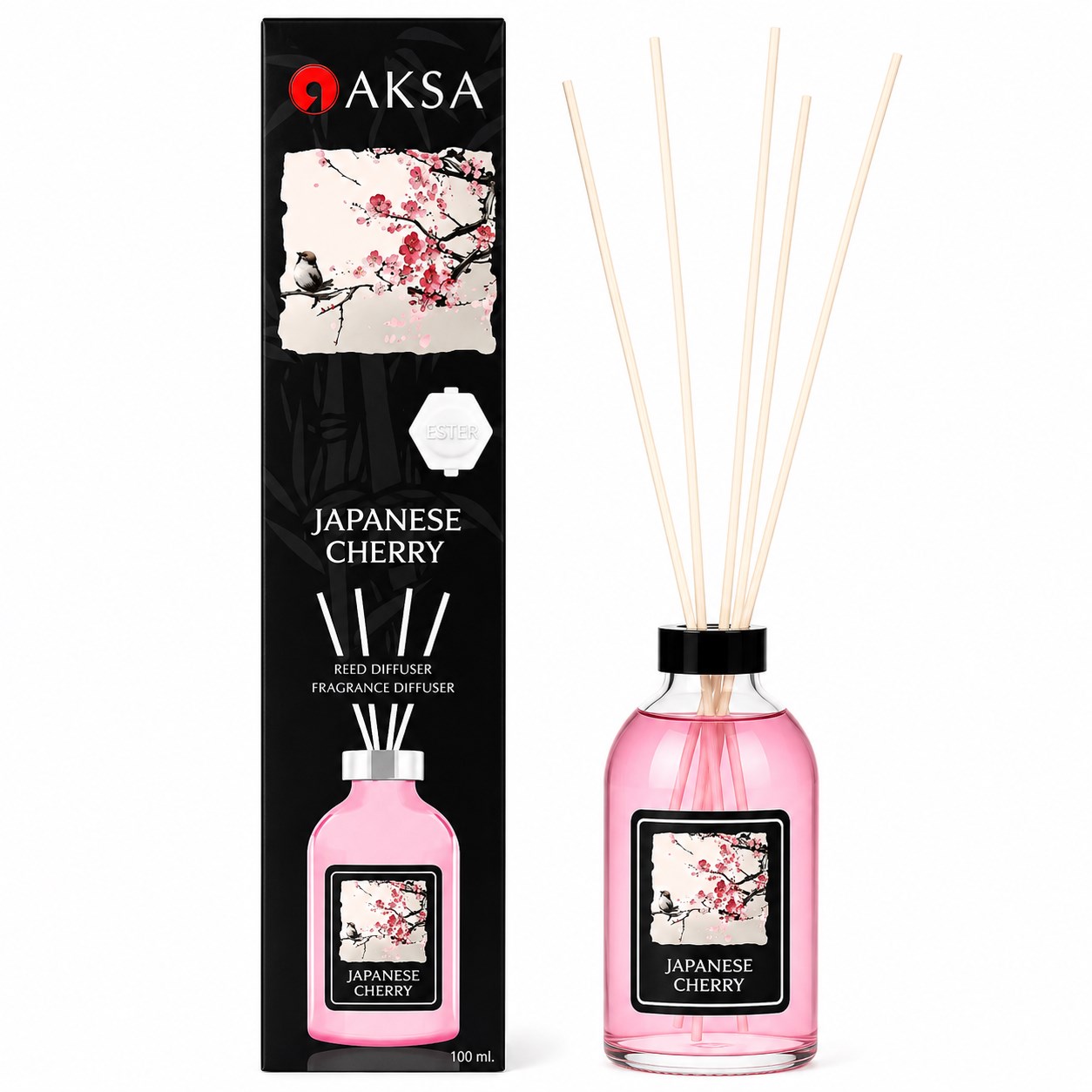 AKSA Japanese Cherry Japon Kiraz Çiçeği Çubuklu Oda Kokusu 100 ml