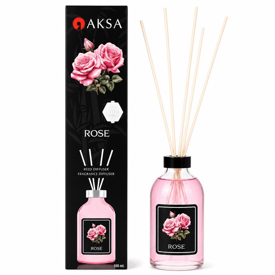 AKSA Rose Gül Çubuklu Oda Kokusu 100 ml