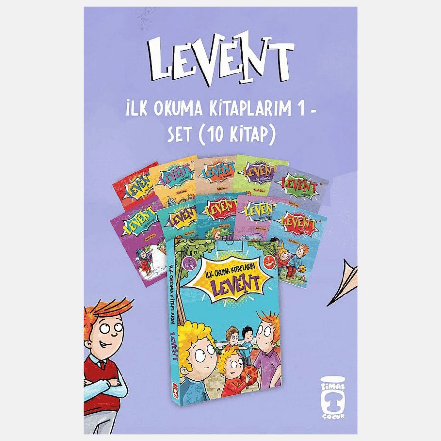 Levent İlk Okuma Kitaplarım 1 - Set (10 Kitap)