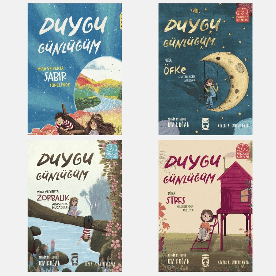 4f927859ad044c16ac3b8e5903a64771-2.jpg Oya Doğan - Duygu Günlüğüm - 1-2-3-4 Kitap Seti - Görsel 1