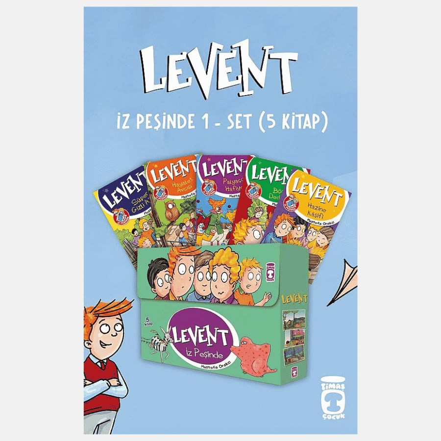 Mustafa Orakçı - Levent İz Peşinde 1 Set - (5 Kitap)