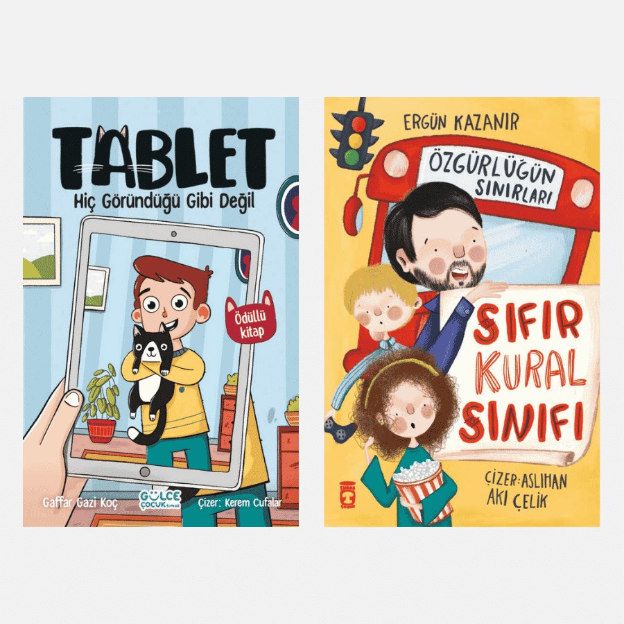 f20b1ad72ac64dc1811b24233f7b3113-2.jpg Tablet Hiç Göründüğü Gibi Değil - Sıfır Kural Sınıfı Kitap Seti - Görsel 1